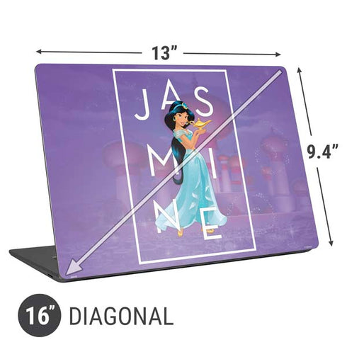 Disney Princess Jasmine Magic Lamp Universal Laptop 16in (13 x 9.4in) Skin
